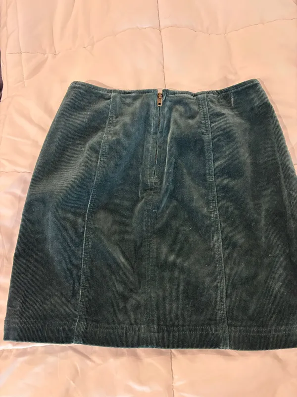 Green Corduroy Skirt PAC Sun 24 - Image 2