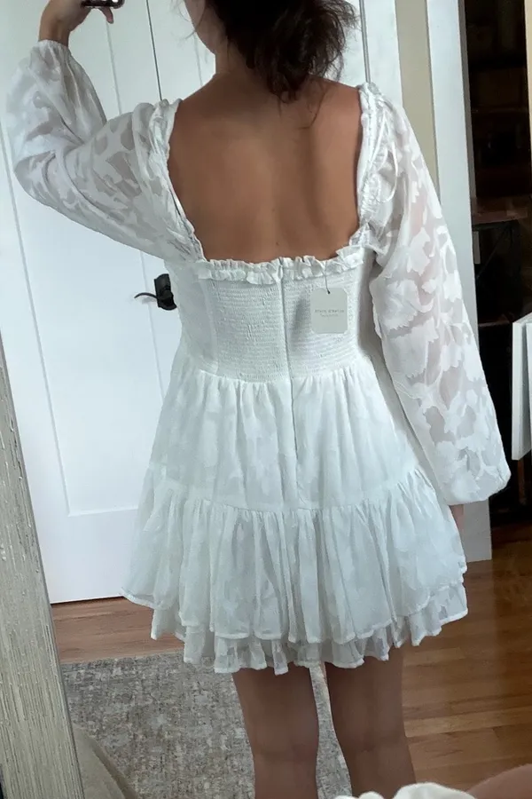 State Altar'd white dress - Image 2