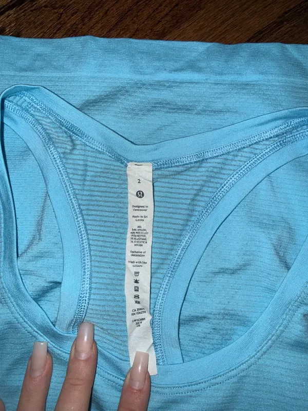 Lululemon Women's Swiftly Tech Racerback Tank Top - Image 3