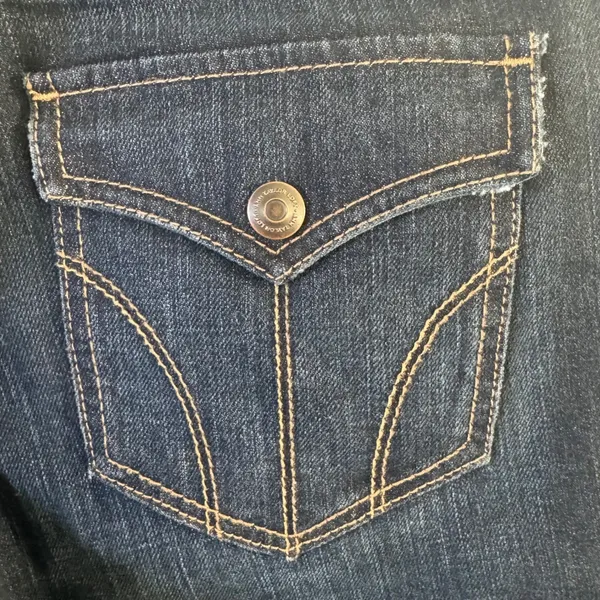 Ann Taylor LOFT‎ Slim Boot Cut Jeans Dark Wash Denim Women's Size 6 - Image 6
