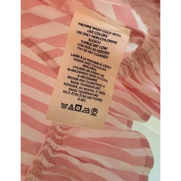 Free People $128 NWT We The Free Bailey Striped Crop Top Button-Down Shirt S - Image 8