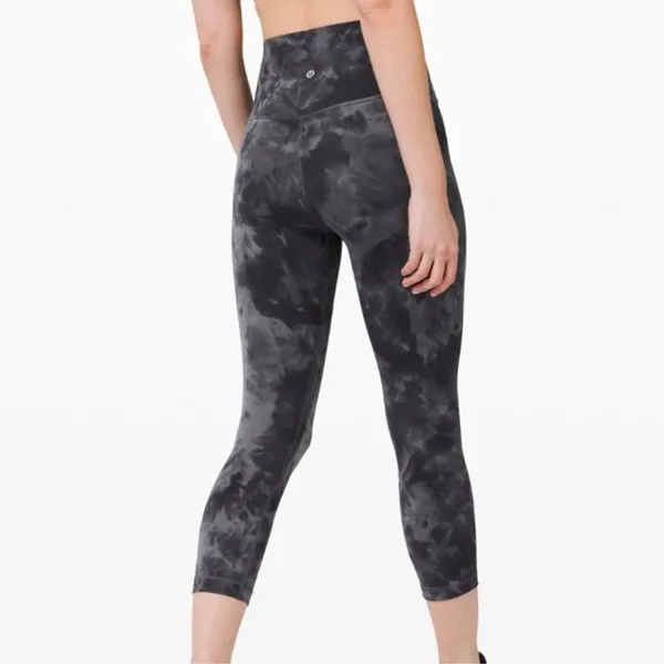 Lululemon Align Crop 21" *Diamond Dye-Pitch Grey/Graphite Grey 4 - Image 2