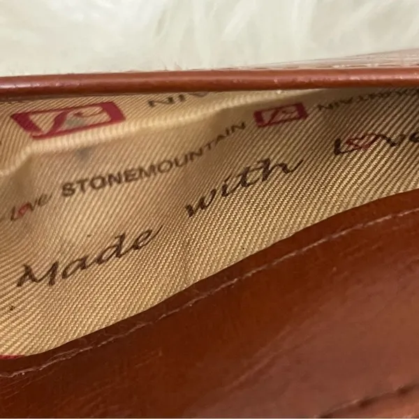 Stone Mountain Leather Wallet Brown Larger Size - Image 7