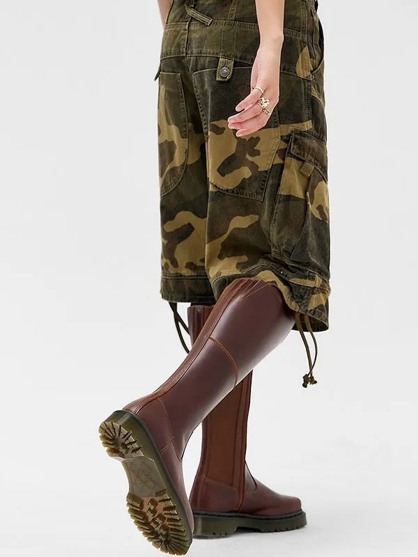 Dr. Martens Amaayah Hi Butterscotch Leather Knee High Boots Size 8 NIB - Image 12