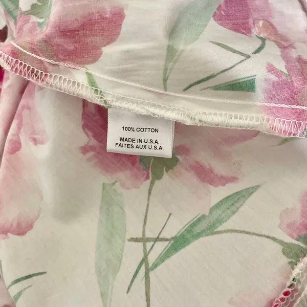MISA Los Angeles Selma Floral Dress Ruffled A-Line Mini White Pink X-Small - Image 13