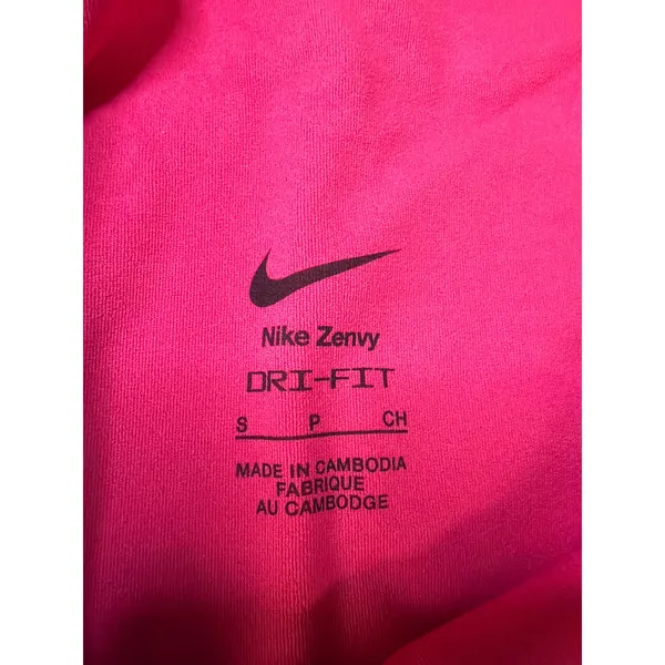Nike Zenvy Womens Dri-FIT‎ High Rise 8 Inch Biker Shorts Pink DQ6003-666 Small - Image 2