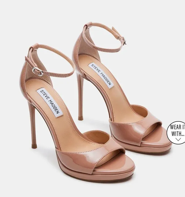 Steve Madden Wiley Heels in Blush - Image 3
