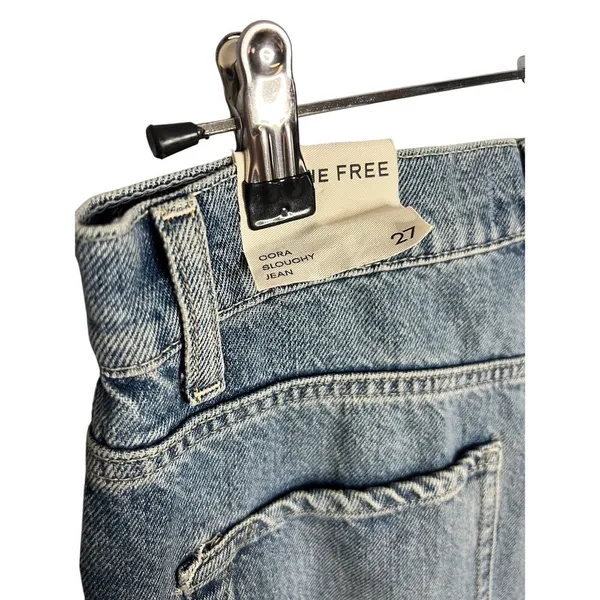 NWT Free People We‎ The Free Cora Long Rise Slouchy Jeans Size 27 Baggy - Image 8