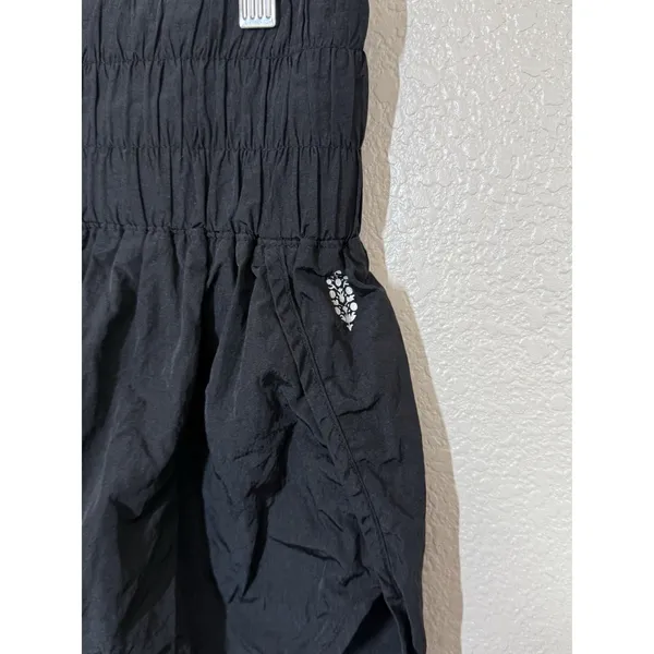 Free People Movement The Way Home Shorts Medium Black Nylon - Image 2