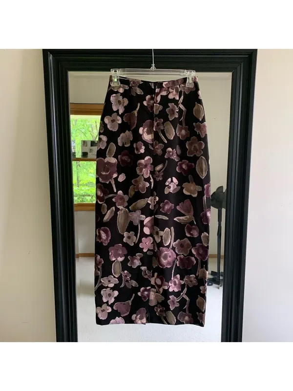 Long Floral Skirt - Image 2