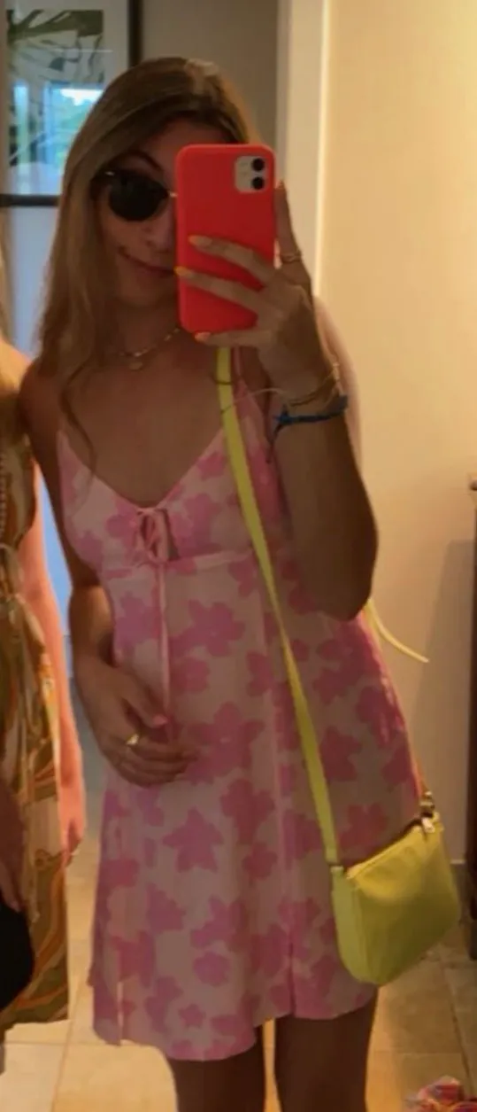 Pink Floral Wild Fable Mini Dress - Image 2