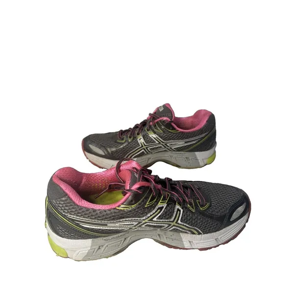 ASICS Gel GT-2170 Women’s Size 7.5 Gray Pink Lime Running Shoes T256N - Image 2