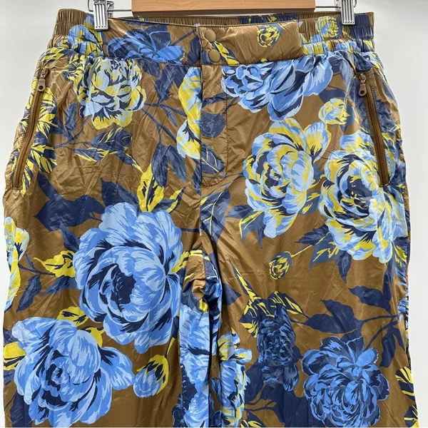Offline by Aerie Bronze Floral Chillside Snow Puffer Ski Pants Sz L NEW‎ - Image 4