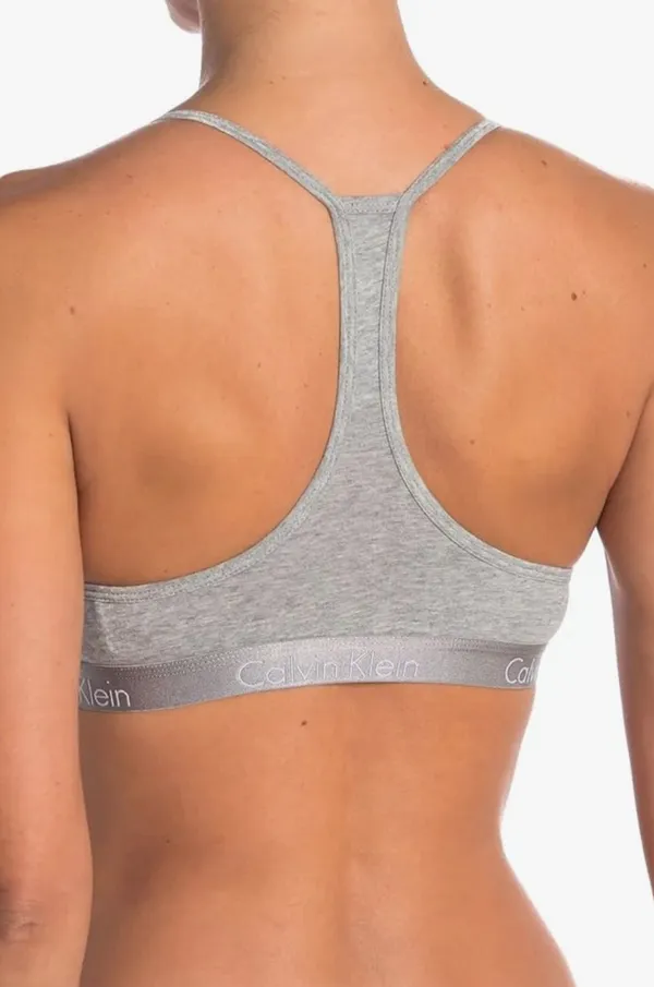 Calvin Klein Gray Racerback Bra - Image 2