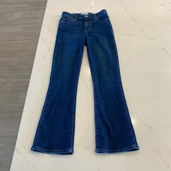 Paige Colette‎ Crop Flare Jeans in Mai Tai size 24 - Image 3
