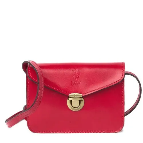 MASSIMO CASTELLO Tamonato Italian Leather Crossbody Bag Designer Luxury, Red NWT - Image 4