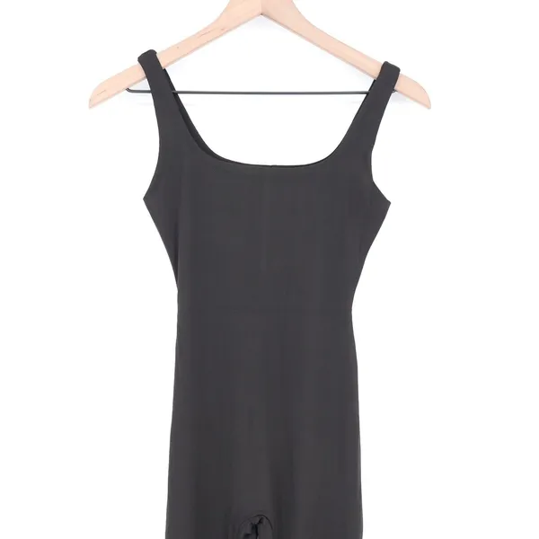 Naked Wardrobe Black Ribbed Sleeveless Bodycon Jumpsuit Small - Image 3