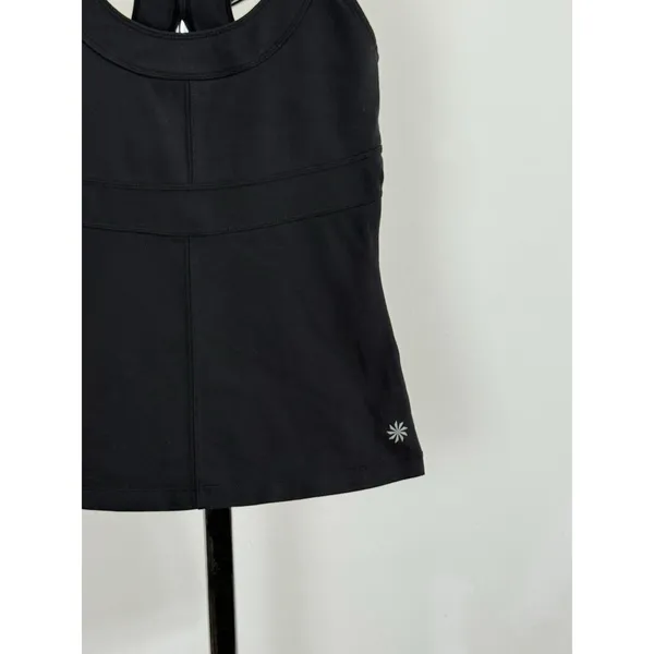 Athleta Women’s Black Tank Top Racerback Cutout Yoga Workout Activewear Size S - Image 4