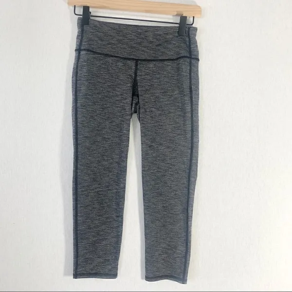 ATHLETA Chaturanga Capri Legging Charcoal Gray - Image 3