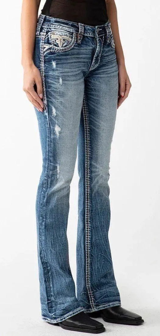 Rockrevival Women's Kait B201 Boot Cut Jean - Image 2