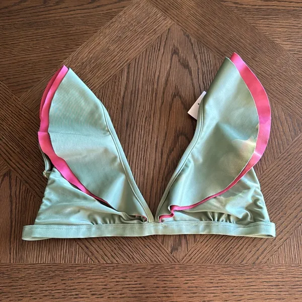 Farm Rio Ruffle Bikini Top, Size Medium , $$115 - Image 9