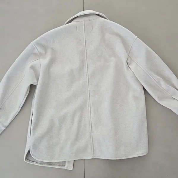 Zara Off White Soft Button Down Overshirt Woman’s Jacket Size M - Image 4