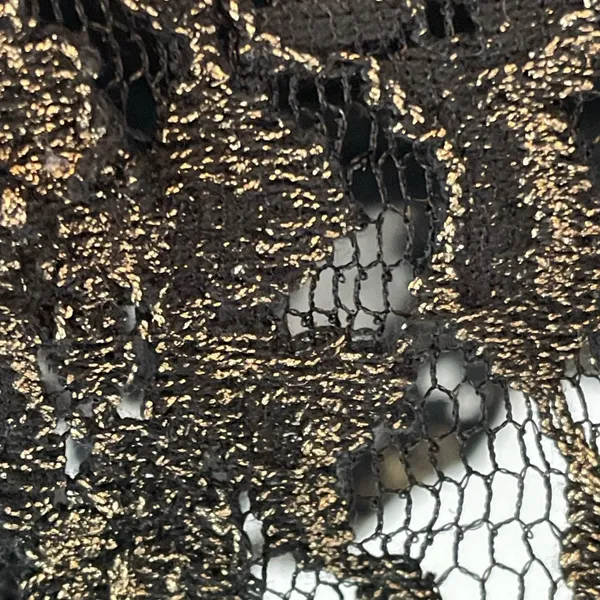 Astr the Label Black Metallic Lace Mini Dress size Medium - Image 6