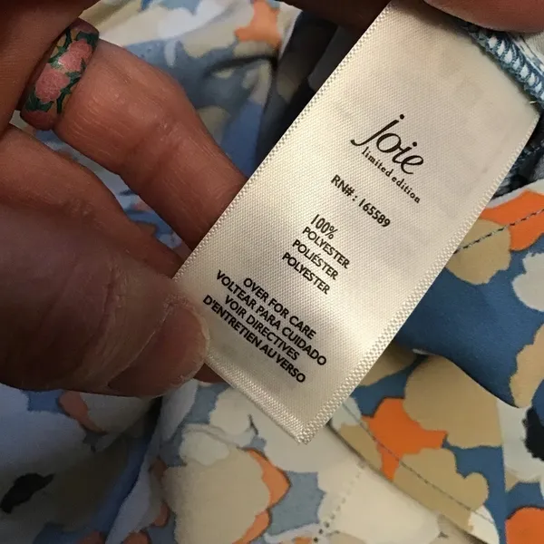 Joie Limited Edition Floral Fields Peasant Top Large NWT - Image 6