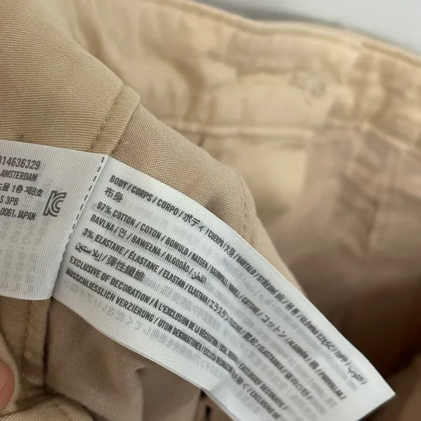 NEW Abercrombie Women’s Cotton Khaki Chinos in Light Tan - Size 14/32 - Image 5