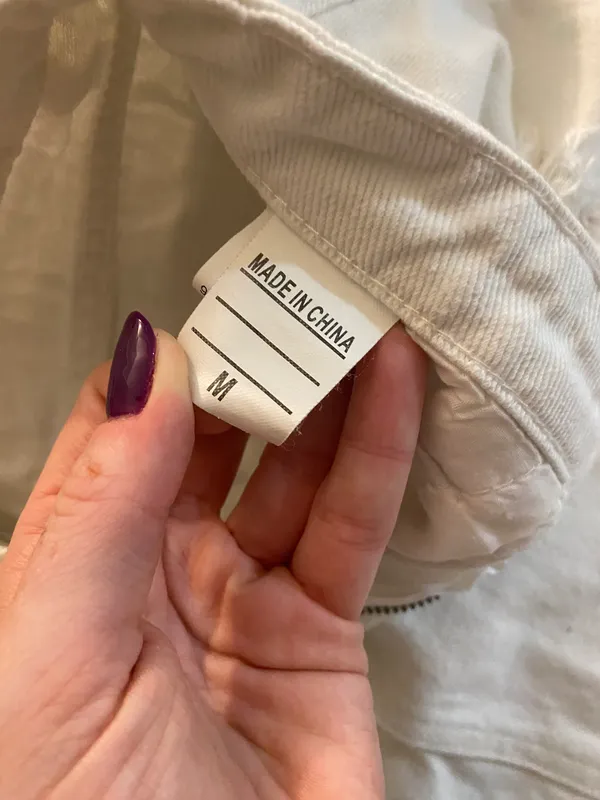 Amazon White Denim Skirt - Image 2