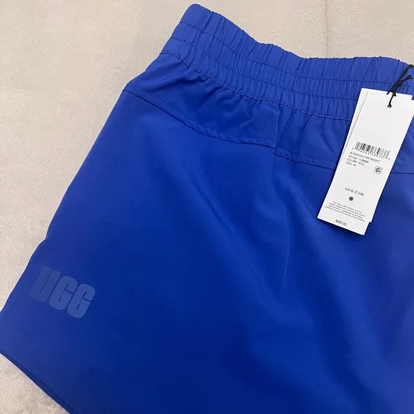 UGG Women's Blue Athletic Running Gym Shorts Size XL Lightweight Activewear - Image 13