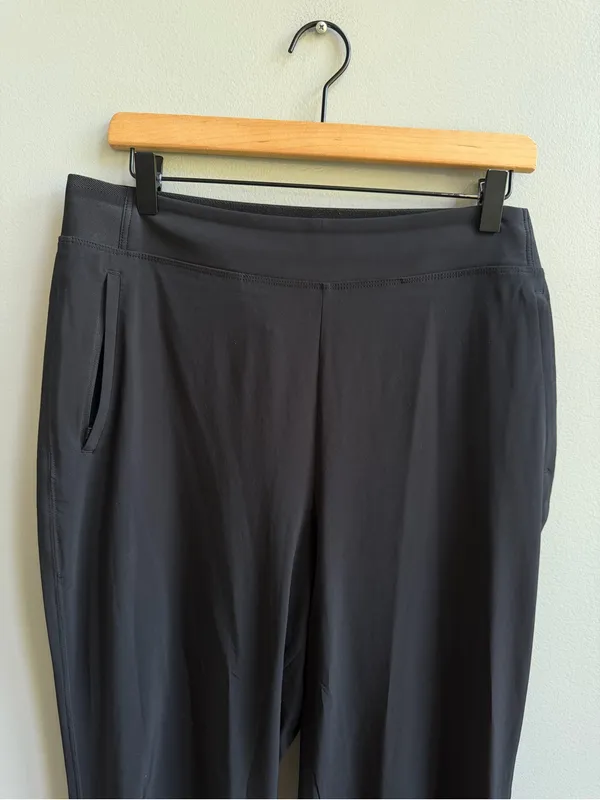 Athleta Brooklyn Heights Jogger Pants with Zippers Black Size 12 - Image 5