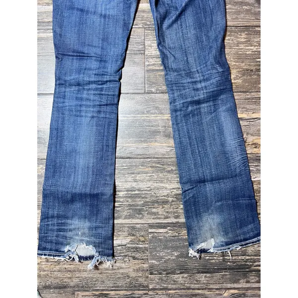Vigoss The‎ New York Slim Boot Embellished Pockets Jeans Size 1/2 Bling Rodeo - Image 12
