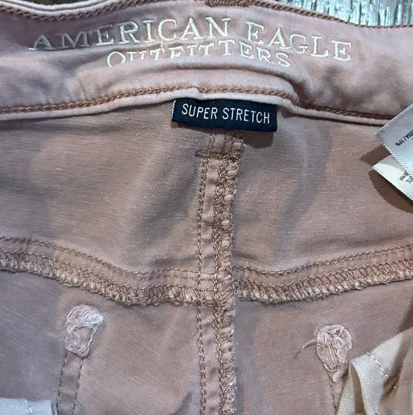 American Eagle Women's Pink Skinny Jeggings, size 4 - Image 3