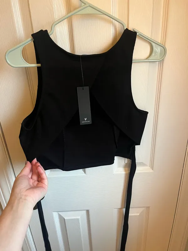 Lulus Tie it Back Cropped Tank  - Image 3