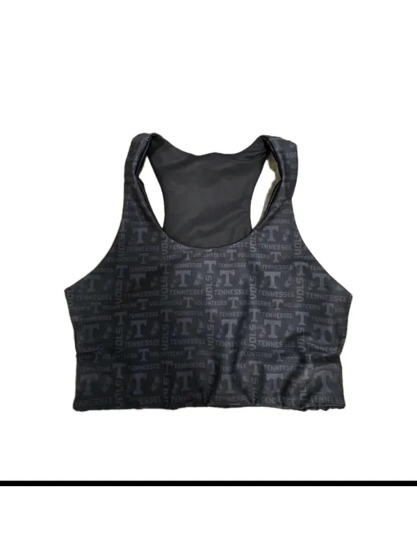 Womens Tennessee Volunteers Reversible Sports Bra Size XLARGE Black Orange Vols - Image 4