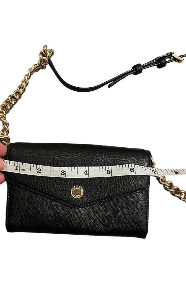 Michael Kors Small Black Crossbody Purse - Image 6