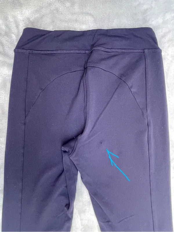 ALO Yoga Navy Mid Rise Performance Leggings Pilates Gym Training Outdoor XXS - Image 8