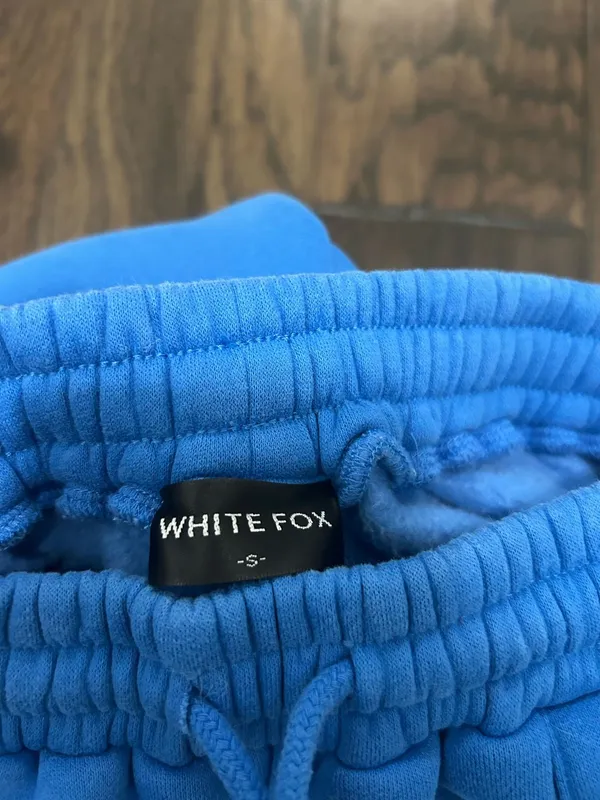White Fox Boutique Blue Sweatpants - Image 3