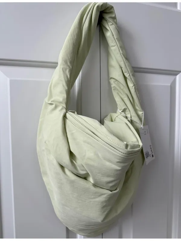 COS Kite Shoulder Bag - Nylon NWT Light Green - Image 5