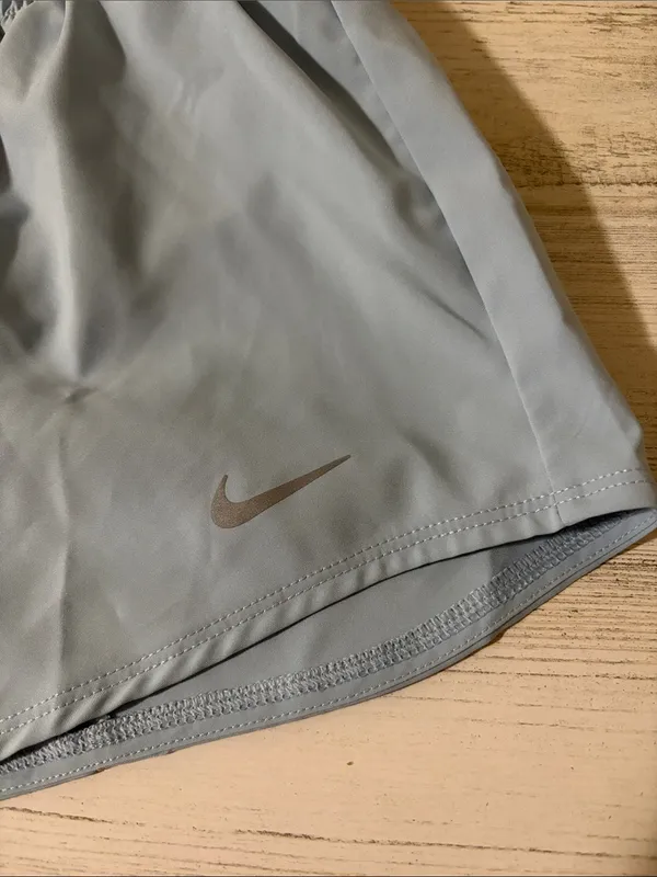 Nike Women's Powder Blue Athletic Shorts with Elastic Waistband Size Small - Image 2