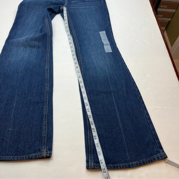 Old Navy Higher High Rise Flare Womens Size 0 / 24‎ Waist Blue Denim Jean NEW - Image 10