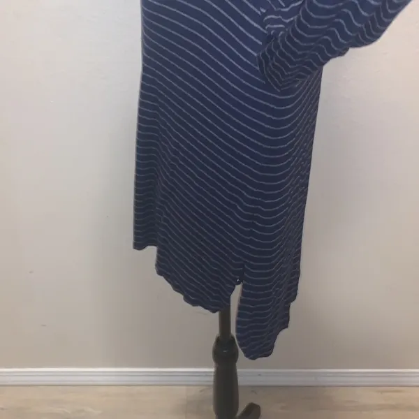 American Eagle soft & sexy blue striped long sleeve top - Image 4