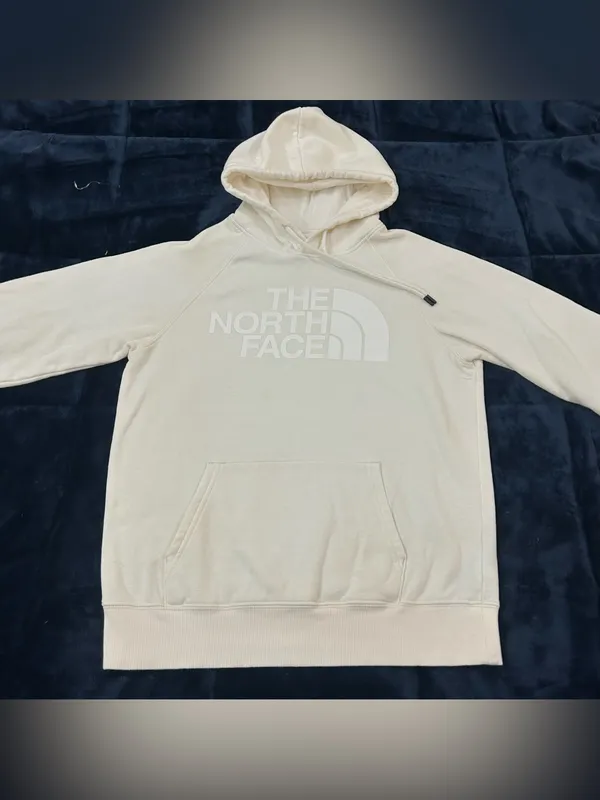 The North Face White Out Graphic Logo Pullover Hoodie Sweatshirt Women’s Size S - Image 4