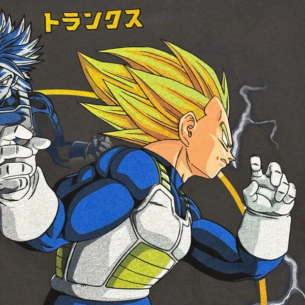 Toei Animation Dragon Ball Z Vegeta Large Graphic T-Shirt - Image 6