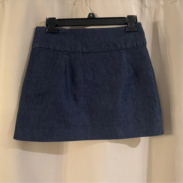 Mossimo Dark Blue Denim Skirt Size 4 - Image 2