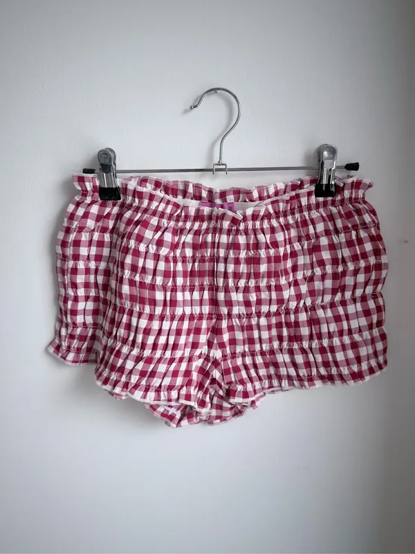 Edikted Gingham Shorts - Image 2