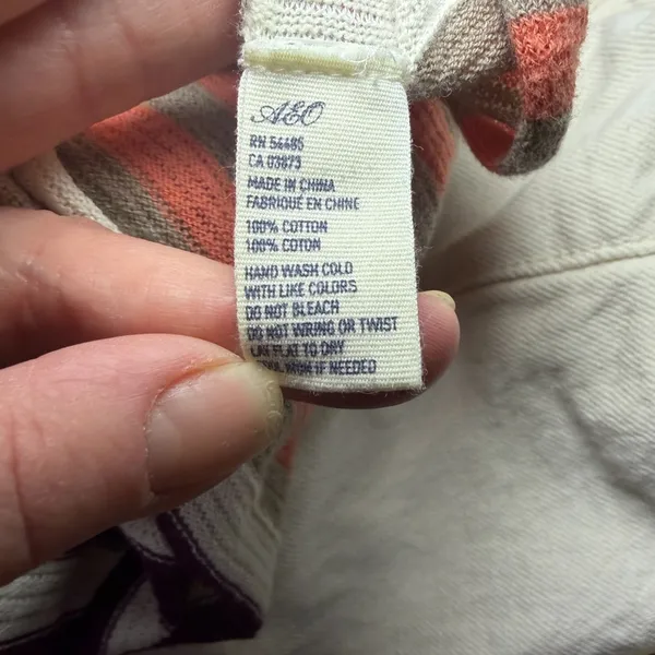 American Eagle Striped Multicolor Infinity Scarf - Image 3