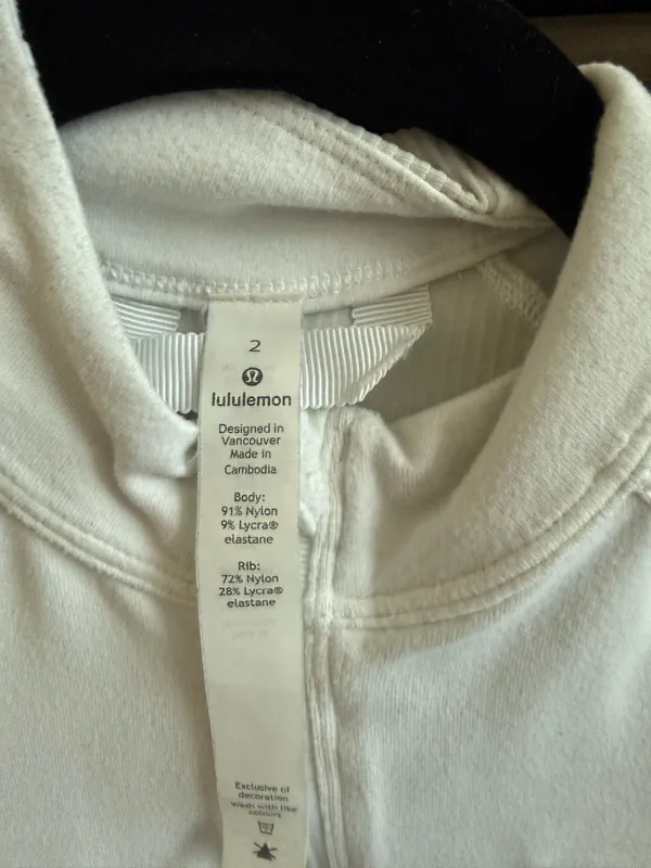Lululemon Align Cropped 1/4 Zip - Image 3