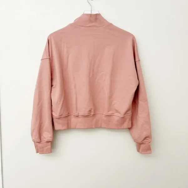 NWT VICI Williams‎ Cotton Henley Sweatshirt Blush Pink - Image 5